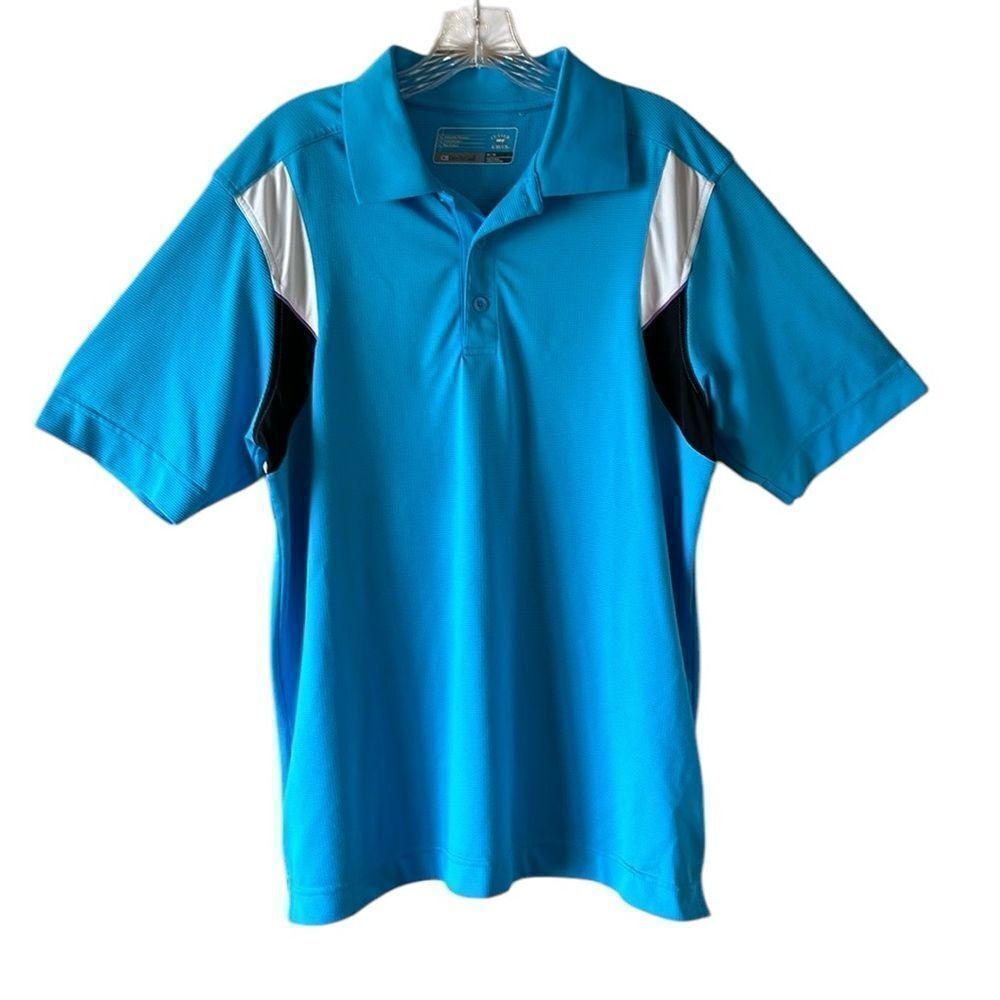 Cutter & Buck Mens Blue Polo Shirt